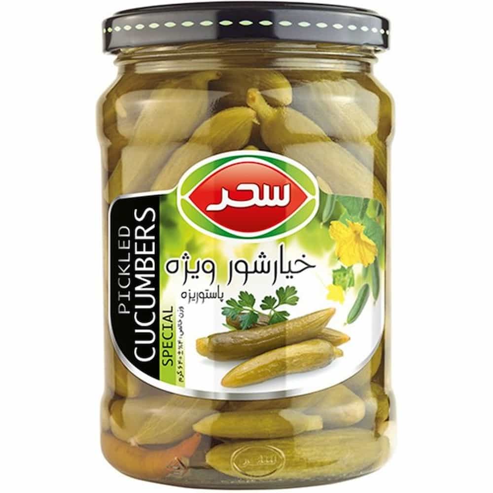 خیارشور سحر مناسب برای انواع سالاد و پیش غذا